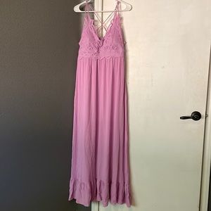 NWT Rue21 purple/pink maxi dress
